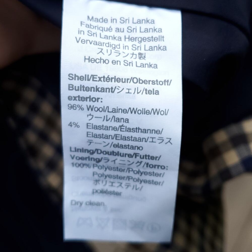 J. Crew Plaid Check Blazer Jacket Academia Preppy Stretch Wool Tollegno 1900 12T - Picture 16 of 16